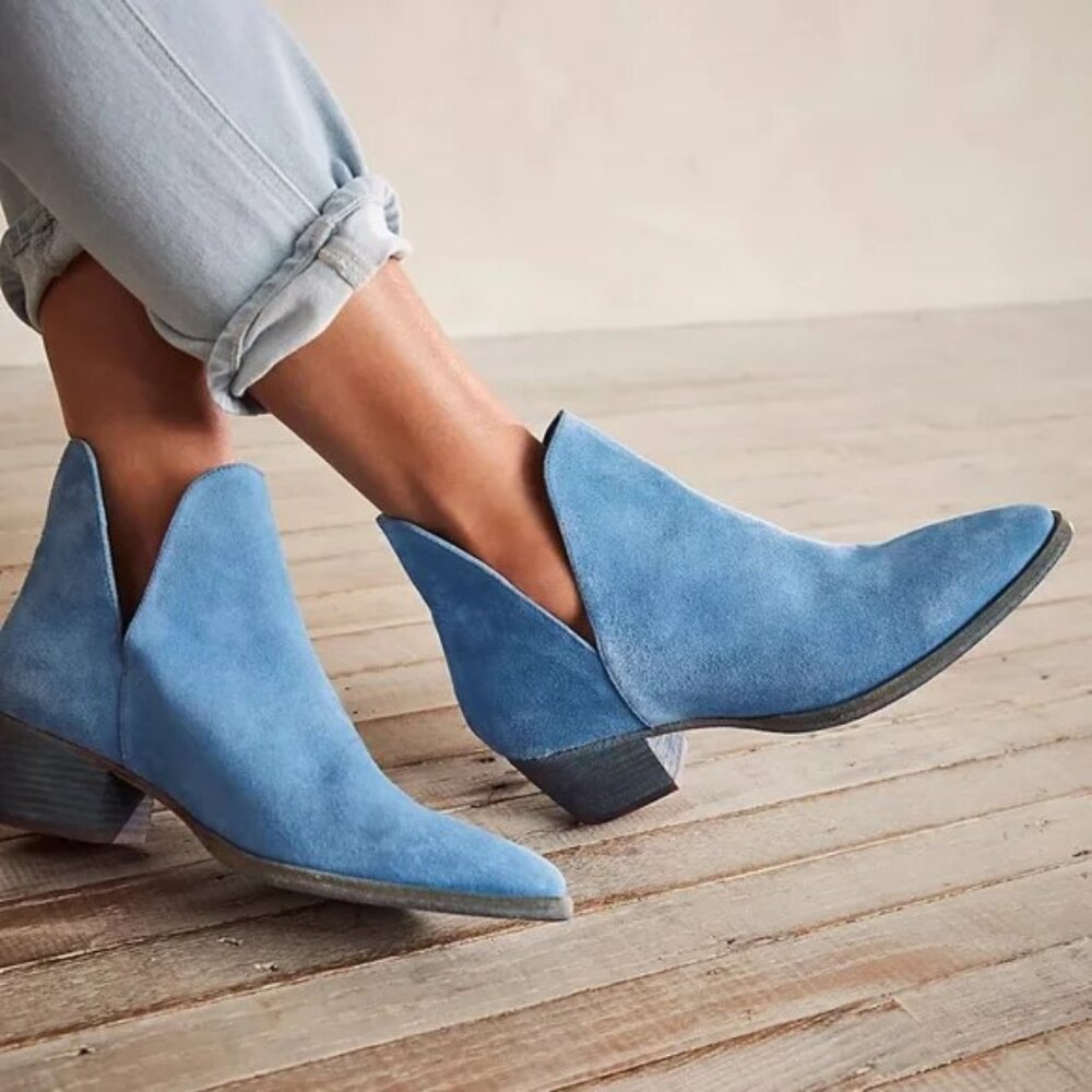 Free People Charm Double V Ankle Boot - Picture 2 of 14